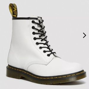 Dr. Martens 1460 8-Eye Boot in White Size 8
